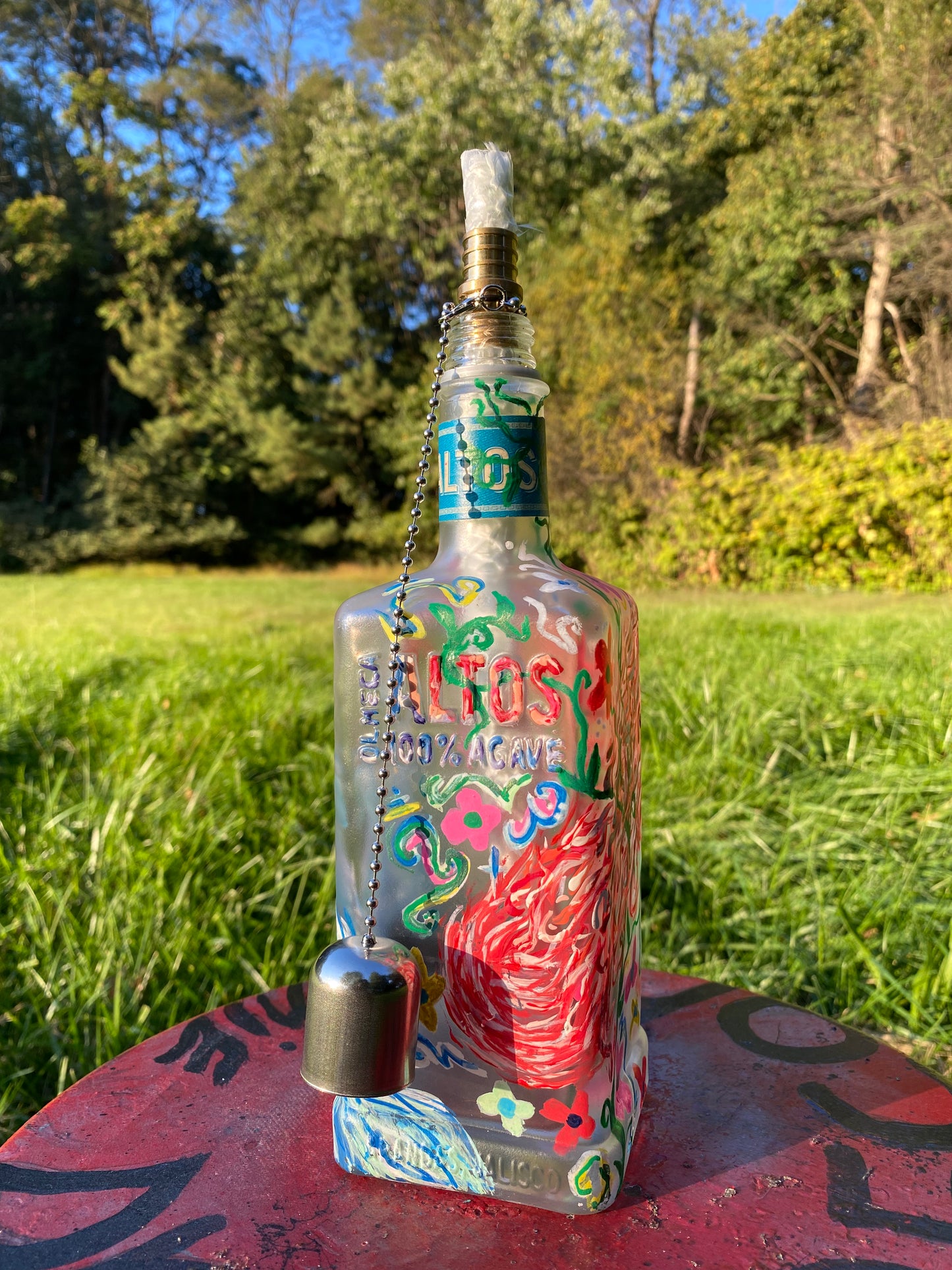 (Olmeca Relic) 750ml Altos Adaptive Art Piece