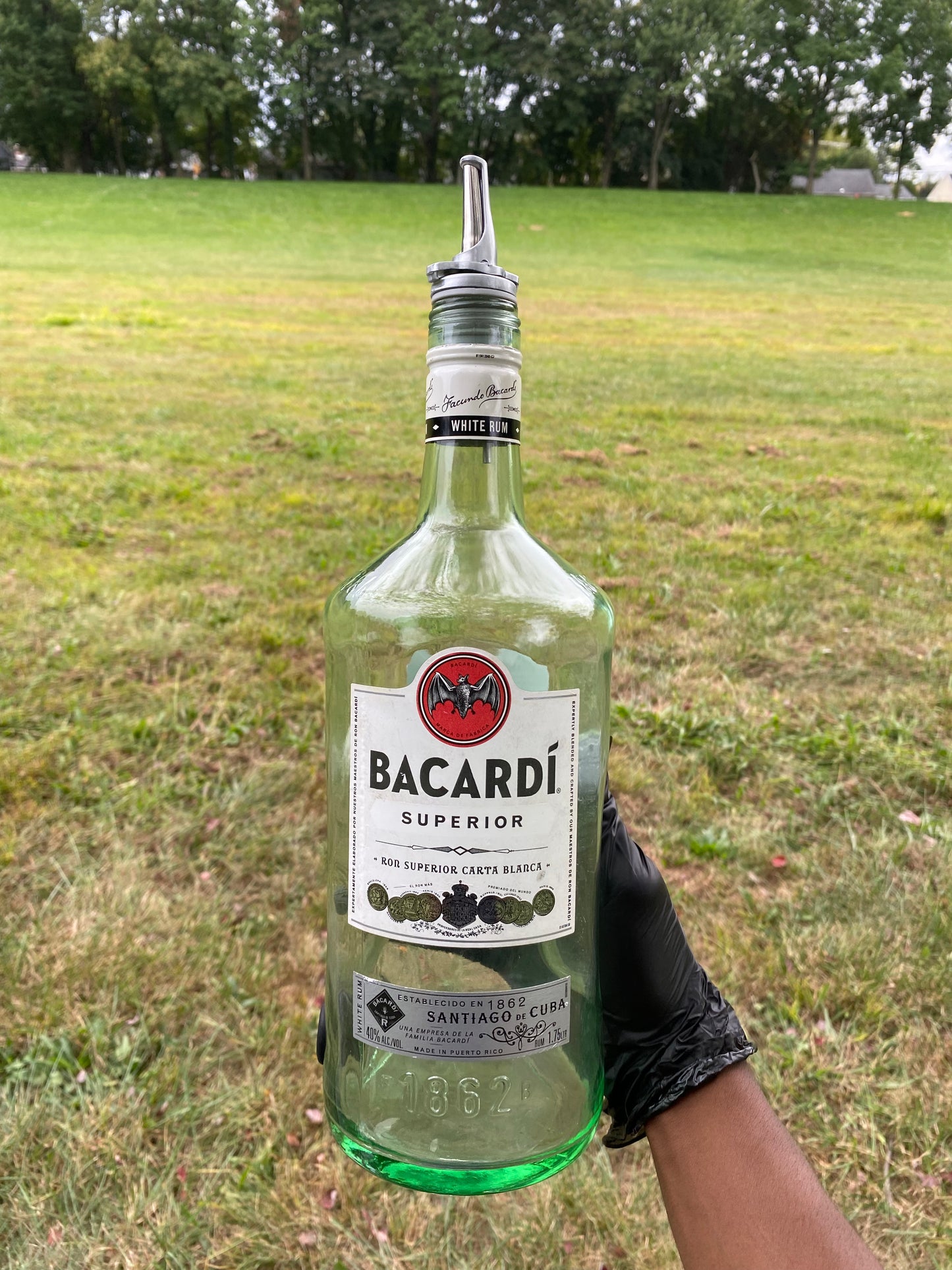 Bacardí 1.75L Glass Canvas