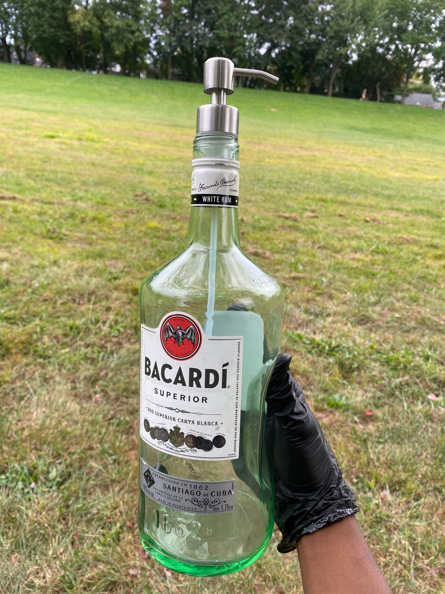 Bacardí 1.75L Glass Canvas