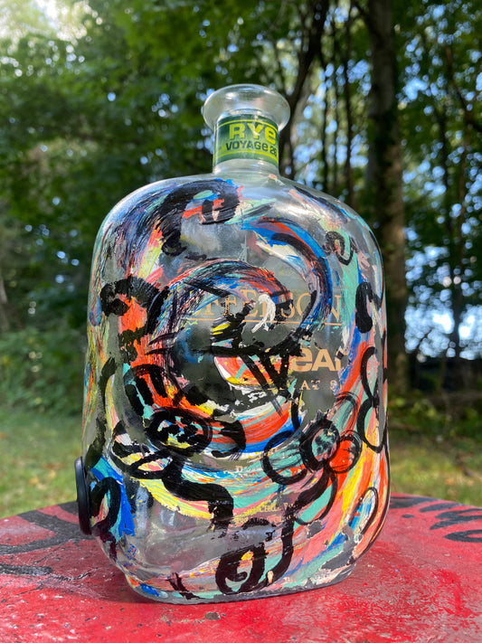 (Tide & turpentine)Jefferson's 750 mL Adaptive art piece
