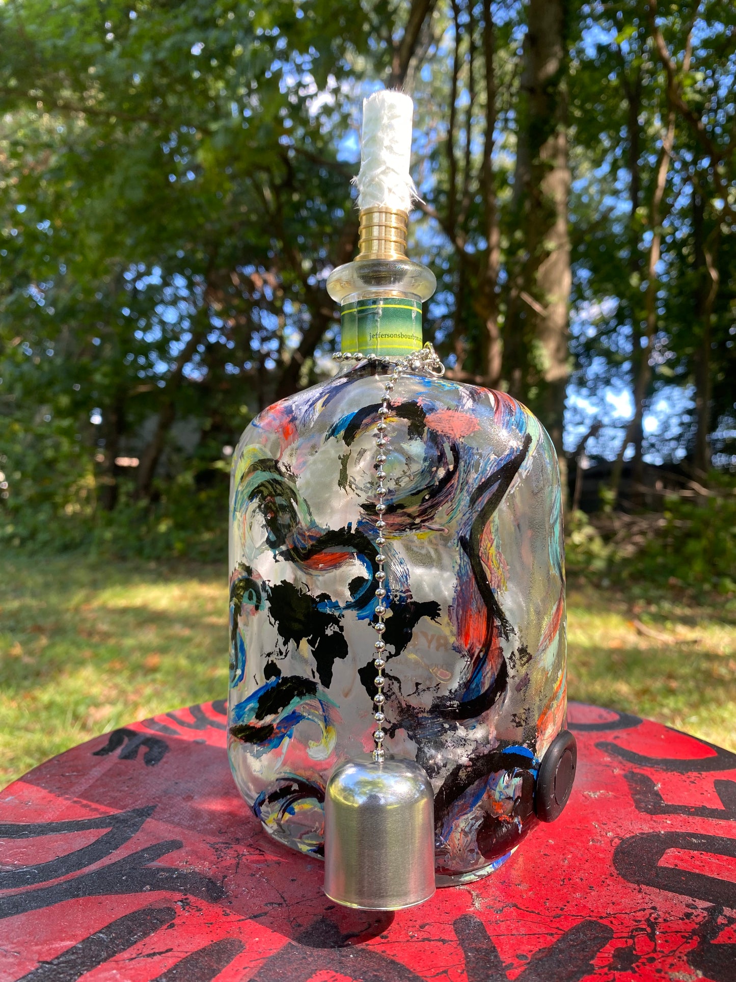 (Tide & turpentine)Jefferson's 750 mL Adaptive art piece