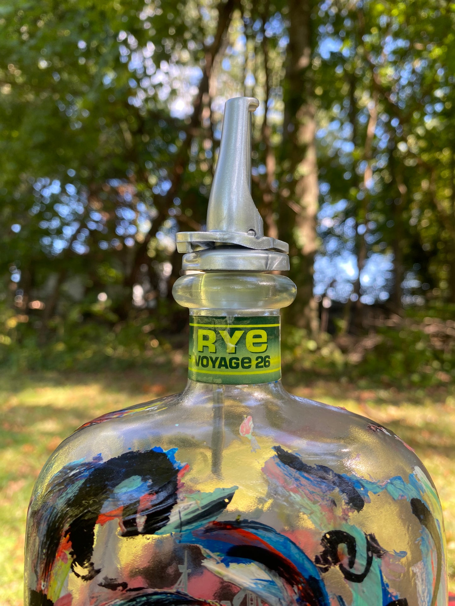 (Tide & turpentine)Jefferson's 750 mL Adaptive art piece