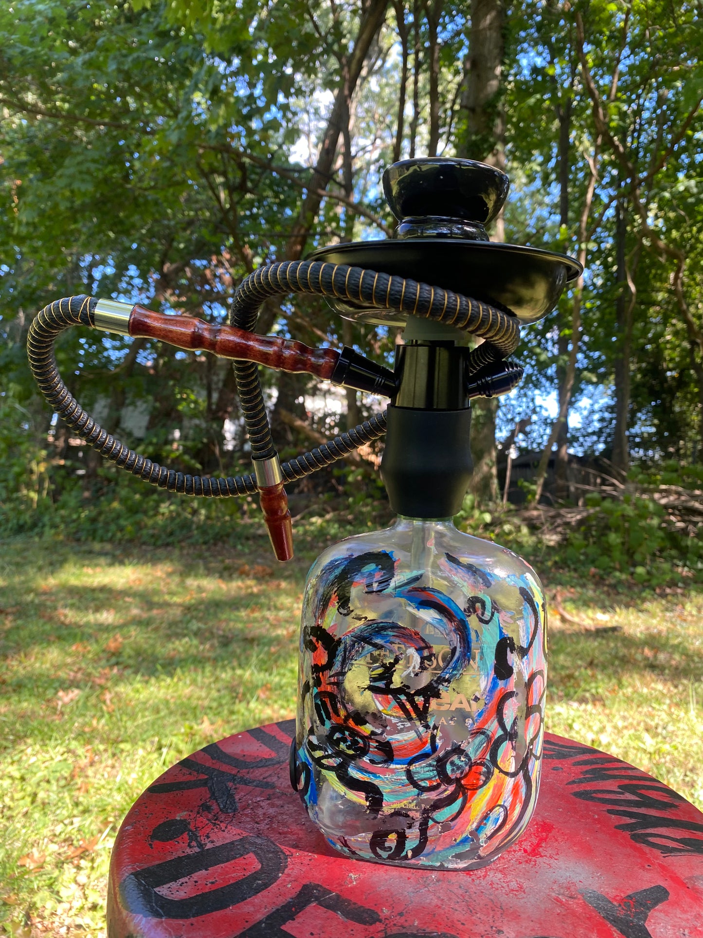 (Tide & turpentine)Jefferson's 750 mL Adaptive art piece