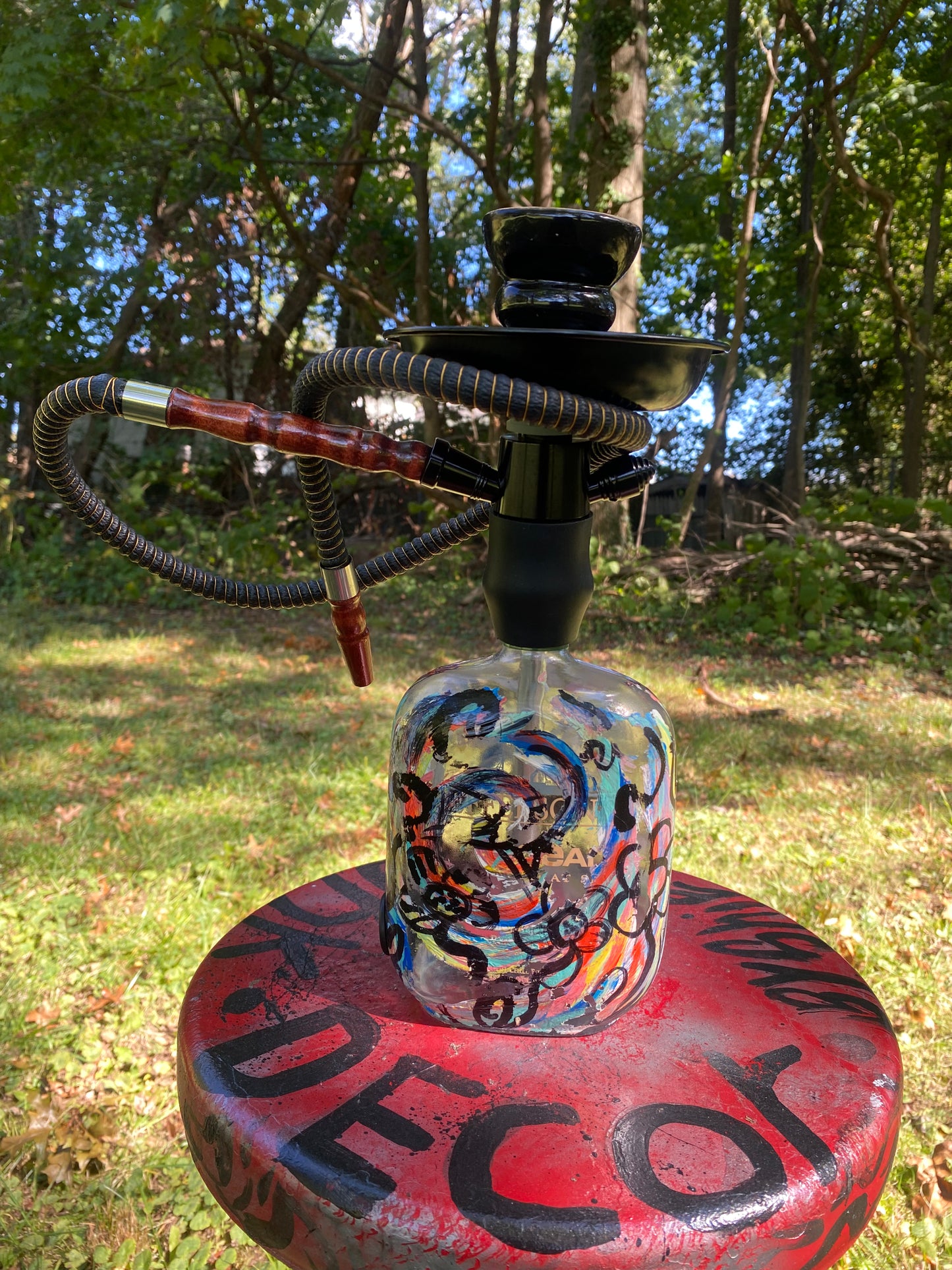 (Tide & turpentine)Jefferson's 750 mL Adaptive art piece