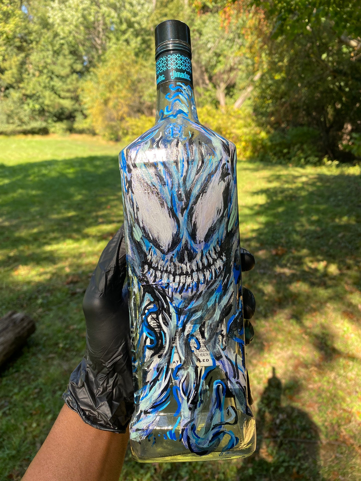 (Fuego Frio) 750ml Jose Cuervo functional Art Bottle