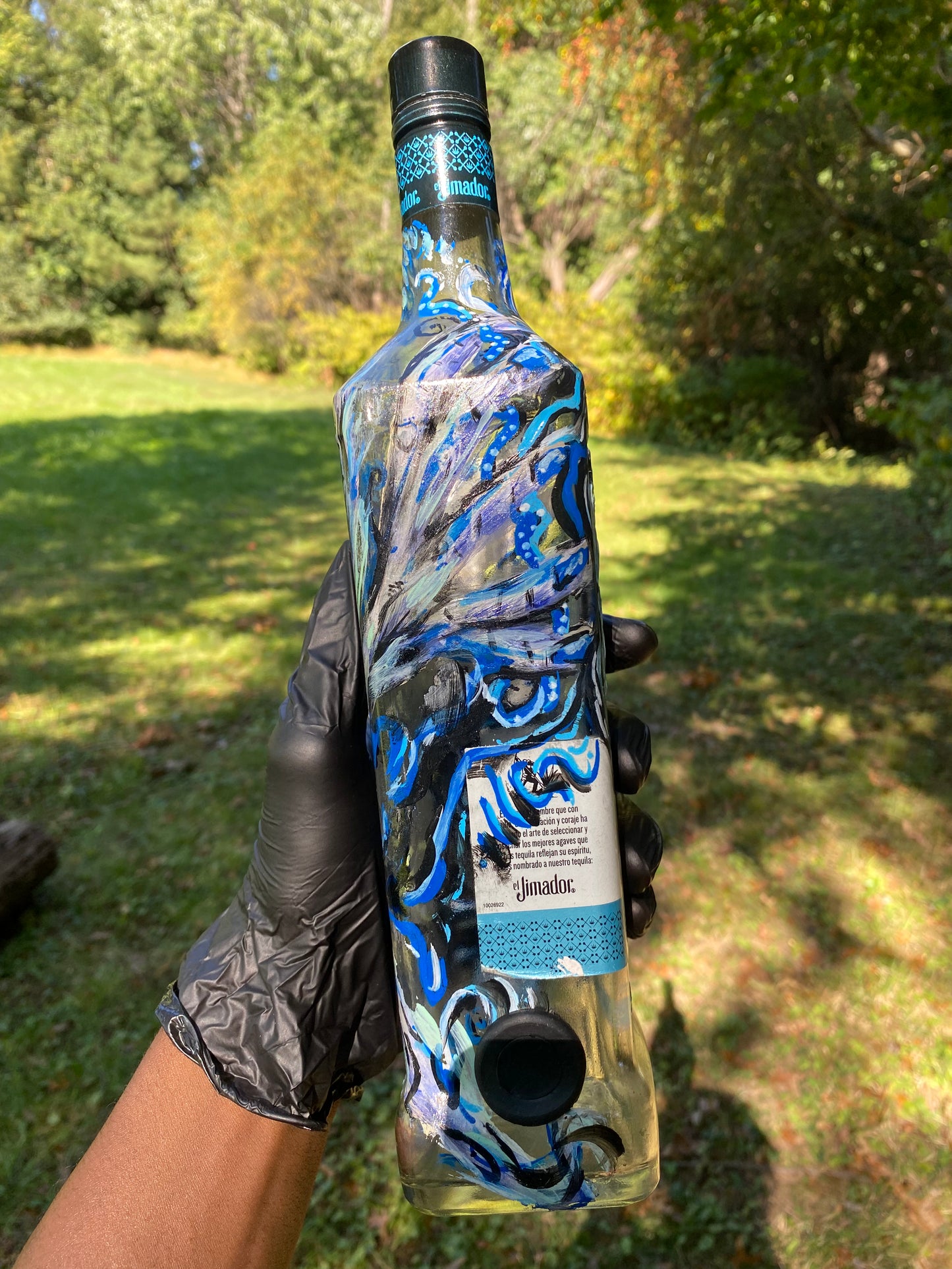 (Fuego Frio) 750ml Jose Cuervo functional Art Bottle