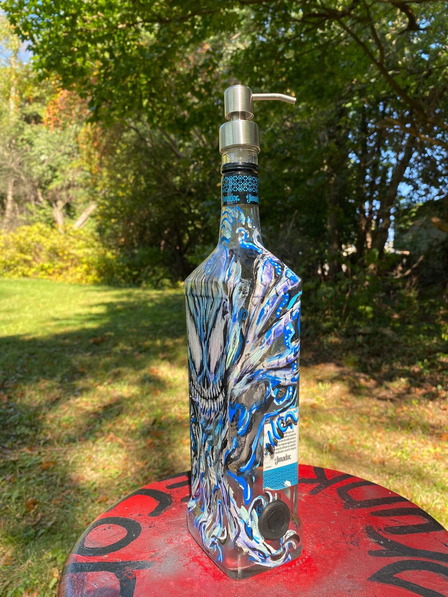 (Fuego Frio) 750ml Jose Cuervo functional Art Bottle