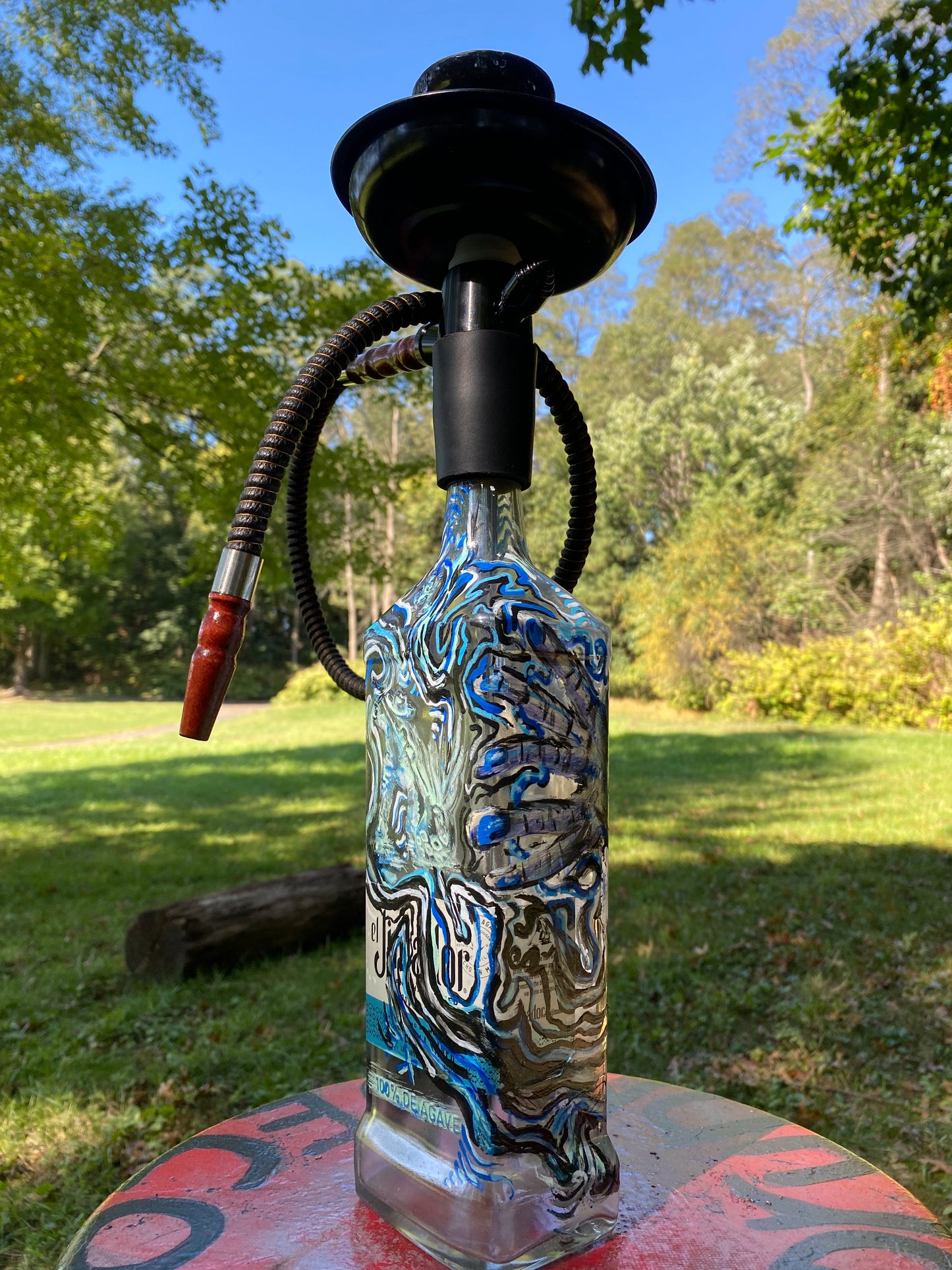 (Fuego Frio) 750ml Jose Cuervo functional Art Bottle