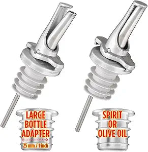 Pour Cap + Adapter (Silver)